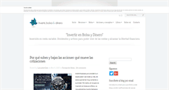 Desktop Screenshot of invertirbolsaydinero.com