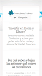 Mobile Screenshot of invertirbolsaydinero.com