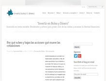 Tablet Screenshot of invertirbolsaydinero.com